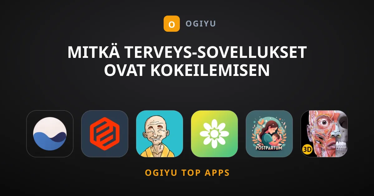 Mitkä Terveys-sovellukset ovat kokeilemisen arvoisia?