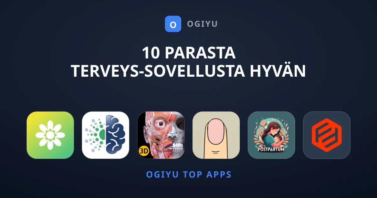 10 Parasta Terveys-sovellusta Hyvän Olon Tukemiseen